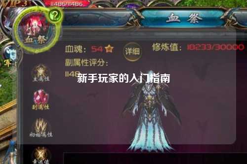 新手玩家的入门指南